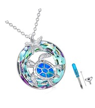 GIfts for Women Sea Turtle Tortoise Necklaces Silver - £184.28 GBP