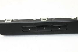 2009-2015 BMW 750I 750Li F01 FRONT RIGHT SEAT MEMORY POSITION SWITCH BLACK P8245 image 3