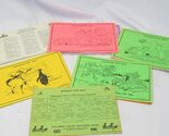 Mississippi Slim's Souvenir Place Mats 1974 Illinois Fishing Records - $20.57