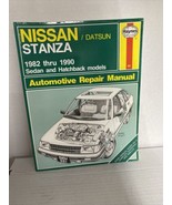 Haynes Auto Repair Manual 981 Nissan/Datsun Stanza 1982-1990 Sedan &amp; Hat... - £9.33 GBP