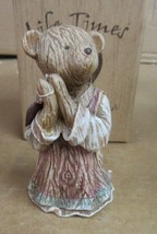 Boyds Bears God Bless Bear 370530 Life Times Collection Praying Bear Figurine - £28.80 GBP