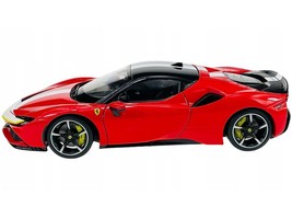 Ferrari SF90 Stradale Assetto Fiorano Red with White Stripes &quot;Signature Series&quot; - £79.51 GBP