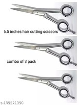 (Pack of 3) 6.5 inches Professional Salon Barber Hair Cutting Scissor St... - $37.39