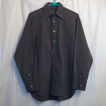 Banana Republic Button Up Shirt Men&#39;s Small S Black White Long Sleeve - $4.94