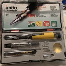 IRODA SolderPro 70K Cordless Butane Gas Soldering Iron 4-In-1 Kit 25-80W - $93.63 CAD