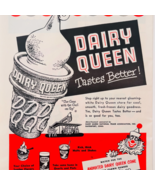 1953 Dairy Queen Ice Cream Advertisement Ringling Barnum &amp; Bailey Circus... - $39.99