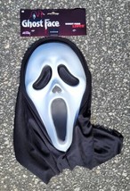 Scream Movie Ghost Face Hood Halloween Costume Mask Fun World Ghost Face... - £22.94 GBP