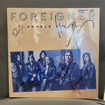 Foreigner signed lp Double Vision, 6 members, Original, Vintage, Great G... - $125.00