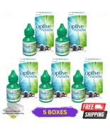 5 X Optive Fusion Lubricant Eye Drops 10ml Contact Lens Friendly - €65,67 EUR
