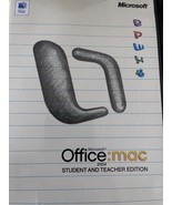 Microsoft Office Mac 2004 Student and Teacher Edition Retail Full Versio... - $12.50