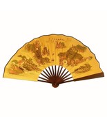 ASIAN LANDSCAPE FAN 13&quot; Large Folding Hand or Wall Fan Chinese Li River ... - €10,38 EUR
