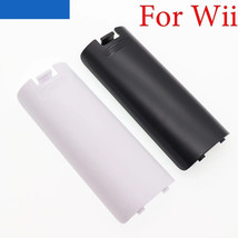 Nintendo Wii cover, white and black battery cover, battery remote cover - $9.95