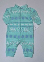 Carters Fleece Sleeper Size 3 or 24 Months Nordic Style Over the Head - $1.99