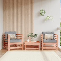 Garden Chairs with Cushions 2 pcs Solid Wood Douglas - £99.76 GBP