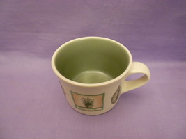 Pfaltzgraff Naturewood Stoneware Replacement Coffee or Tea Cup cream &amp; green  - £3.51 GBP