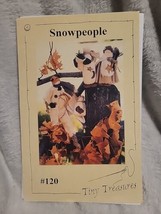 Tiny Treasures Pattern Snowpeople #120 - £4.19 GBP