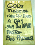 3 Audio Cassettes Pastor Robert Palmer God&#39;s Medicine Take 24 Hrs a Day ... - $5.37 CAD