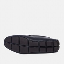 Pavia Navy Blue Leather Bit Drive Loafer Men Shoe image 7