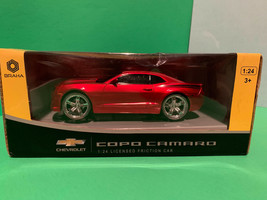 NIB - Chevrolet COPO CAMARO Red 1:24 Licensed Friction Car - £15.66 GBP