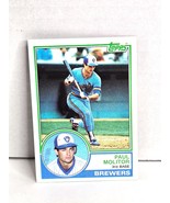 Paul Molitor Brewers Baseball Card 1983 Topps No. 630 - €11,19 EUR