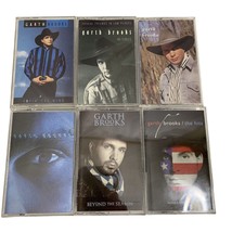 6 Cassette Tapes Vintage 90s Classic Country Western Garth Brooks Used - £10.19 GBP