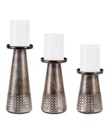 Melrose Candle Holder (Set of 3) 6&quot;H, 8&quot;H, 10&quot;H Iron - $89.05