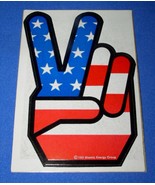 Peace Hippie Sign Sticker Vintage 1969 Atomic Energy* - $24.99