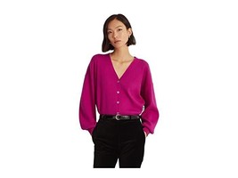 MSRP $90 Ralph Lauren Blouson Sleeve Cardigan Purple Size XL - £13.47 GBP