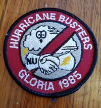 Vintage 1985 Hurricane Busters Gloria 1985 Northeast Utilities Patch Nev... - $8.91