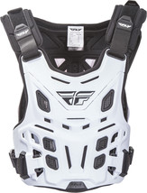 New Fly Racing CE Rated Revel White Chest Roost Protector Motocross MX - £101.95 GBP