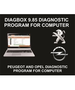 VX Diag PSA Diagbox 9.85, Coding And Diagnostics Tool, For Computer - $29.00