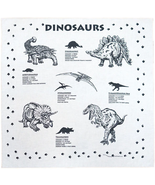 Printed Image Dinosaurs Bandanna Triceratops T-Rex Stegosaurus Jurassic ... - €9,93 EUR