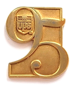 United Parcel Service UPS 95th Anniversary Pin Gold Shield Employee VTG - $240.11 MXN