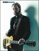Black Crowes Rich Robinson Gibson Gold Top Les Paul Standard Guitar pin-up photo - £3.36 GBP