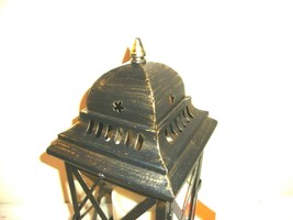 Rustic new led candle Lantern in Black - battery operated image 6