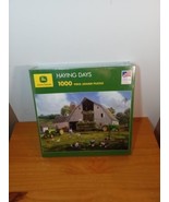 John Deere &quot;Haying Days&quot; 1000 Piece Jigsaw Puzzle 19 x 26 New In Box Sea... - £23.36 GBP