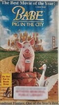 Babe: Pig in the City [VHS 1999] Magda Szubanski, James Cromwell - £1.77 GBP