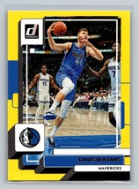 Davis Bertans #148 2022-23 Donruss Dallas Mavericks Yellow Flood - £4.79 GBP