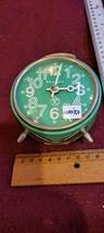 Vintage mechanical desk clock [CLK10157] - $932.78 MXN