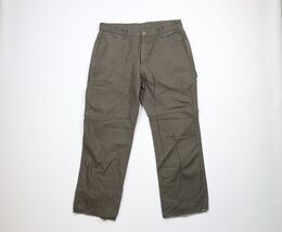 Vintage Dickies Mens 34x29 Thrashed Dungaree Wide Leg Pants Olive Green ... - $34.60