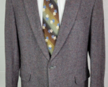 Vtg Magee Tweed Mens Donegal Wool Tweed Sport Coat Jacket 44L - £63.16 GBP