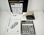Behringer Eurorack UB802 Ultra Low-Noise 8-Input 2-Bus Mixer Tested Working - £46.51 GBP