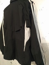 Mens Jackets - Adidas Size 34/36 Polyester Black/White Sport Jacket - £14.38 GBP