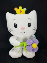 Angel Cat Sugar Kitty Blue Wings Crown Flower Plush Yuko Shimizu 10&quot; Dan dee - £14.23 GBP