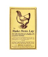 Sheridans Chicken Conditioning Powder 1897 Advertisement Victorian Farm ... - $27.56 CAD