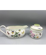 Studio Nova Garden Bloom Creamer &amp; Sugar Bowl Set Floral Butterfly Design - $21.67