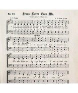 1883 Gospel Hymn Jesus Loves Even Me Sheet Music Victorian Religious ADB... - €17,30 EUR 1883 Gospel Hymn Jesus Loves Even Me Sheet Music Victorian Religious ADB... - €17,30 EUR