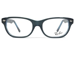 Ray-Ban Kids Eyeglasses Frames RB1555 3667 Clear Blue Round Cat Eye 48-16-130 - £36.22 GBP