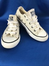 Converse All Star Shoes Youth Size 13 White Low Top - $14.84