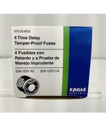 4 Piece Eagle Electric Time Delay, Tamper Proof Fuses, 675-20 Amp, Type ... - $208.86 MXN